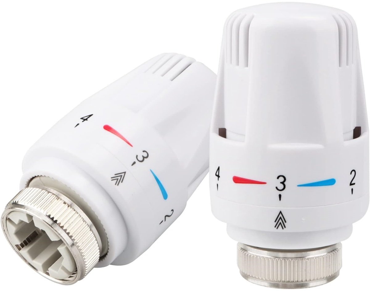EXCITAT Thermostaatkop - Thermostaatkraankop - Thermostaataccessoire - Duurzaam - Geschikt voor thuis en op kantoor - 2 stuks