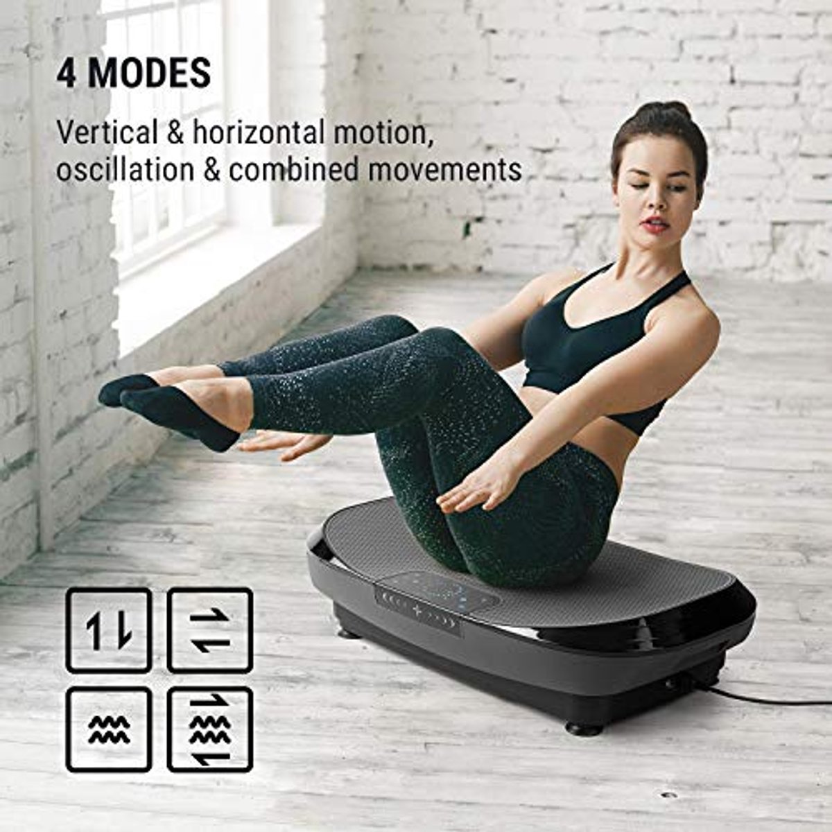 4D Vibration Plate - Professionele Vibration Trainer met 300 - afbeelding 2