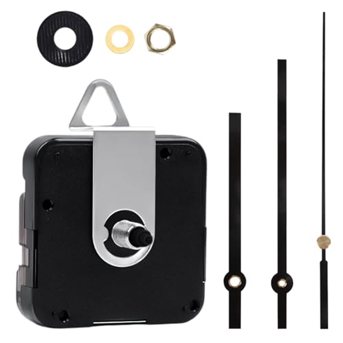 Set van 1 stuk stil kwarts wandklok mechanisme met 3 paar wijzers voor DIY vervanging