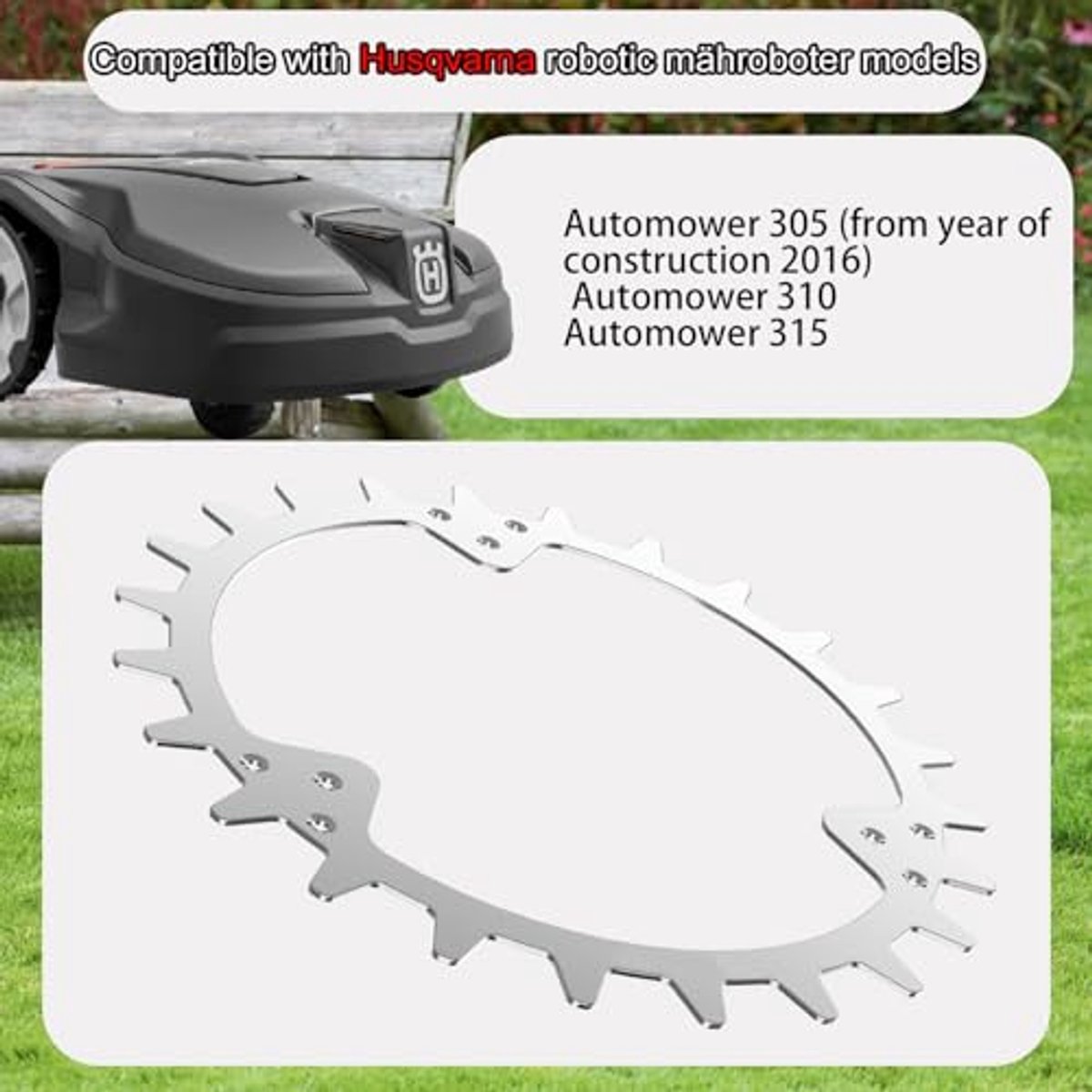 Robotspikes 215 mm Robotmaaier Schroeven voor Verbeterde - afbeelding 2