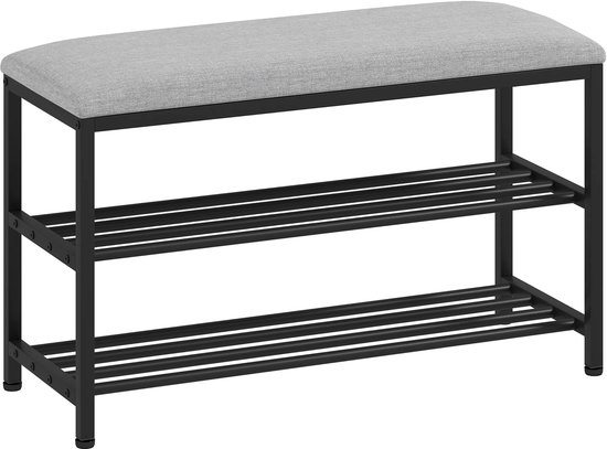 Treesunshine Massivholz Schuhbank mit Sitzfläche, Bank mit Stauraum, 55 * 36 * 42cm, bis 100 kg belastbar, Schuhschrank mit Sitzbank für Flur, Wohnzimmer, Garderobe, Bad, Diele (Khaki Treesunshine Massivholz Schuhbank mit Sitzfläche, Bank mit Stauraum, 55 * 36 * 42cm, bis 100 kg belastbar, Schuhschrank mit Sitzbank für Flur, Wohnzimmer, Garderobe, Bad, Diele (Khaki