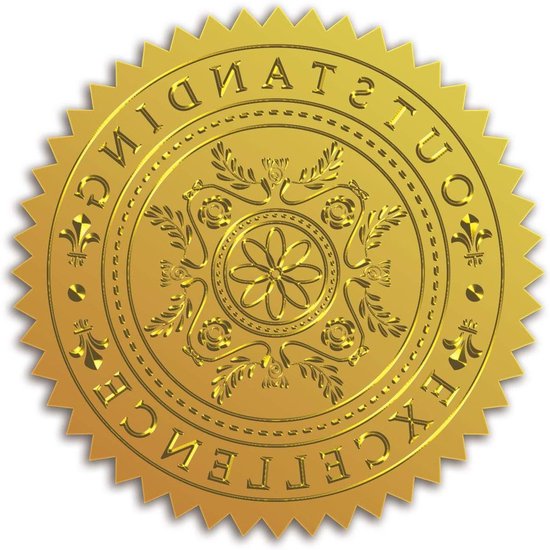 50 stuks gouden hartstickers, 3,5 cm zelfklevende waszegel voor 50 stuks gouden hartstickers, 3,5 cm zelfklevende waszegel voor