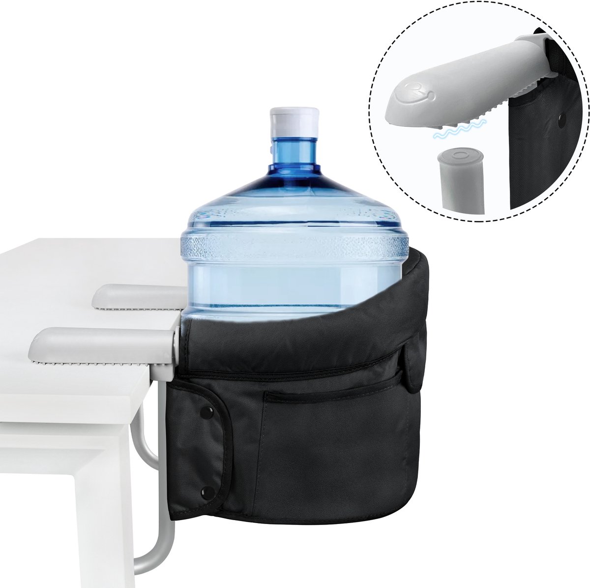 Dutchers® Premium Hangstoel Kind - Inklapbare Eetstoel Baby Voor Aan Tafel - Inklapbaar Kinderstoeltje voor Peuter - Opvouwbare Babystoel - Peuterstoel Kinderstoelen Meegroeistoel Kinder Stoeltje - Tafelhangstoel Zitstoel High Chair Eten – foto 5