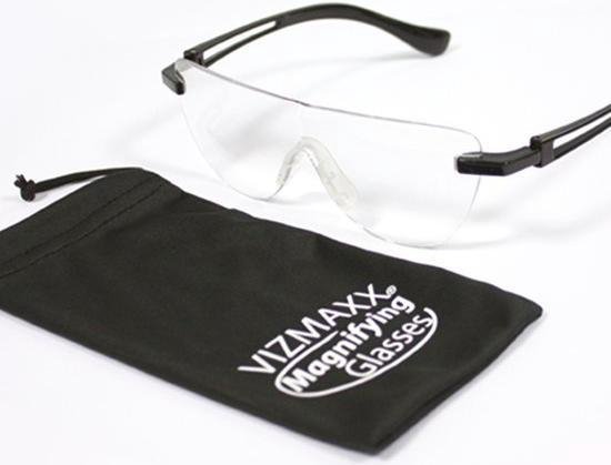 Vizzmaxx Vergrotende bril Leesbril Klusbril - Hobbybril - vergrootglas  polycarbonaat | bol.com