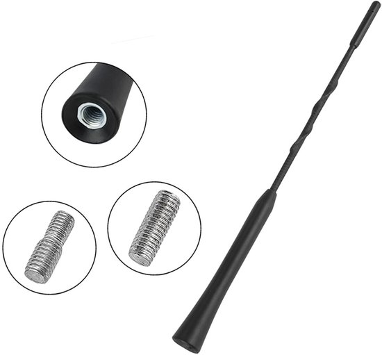 2 Pièces Antenne Radio FM Télescopique 103.5cm - Universelle Pour Radio TV