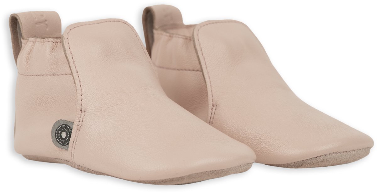 Lodger Stepper - Baby Slofjes Leer - Roze - Maat 17 - 10,5cm - Eerste Loopschoentjes Binnen - Echt Leer