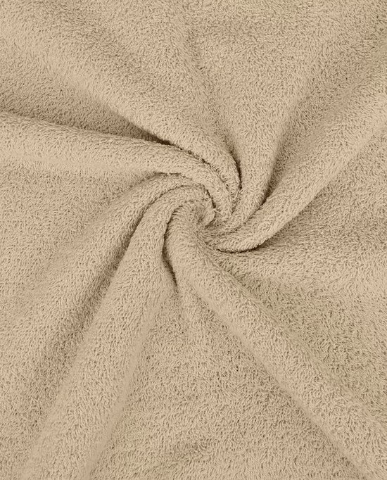 Tissu éponge uni - Taupe 1453 - 1 mètre