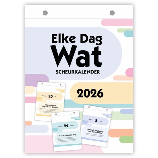 Elke Dag Wat Scheurkalender - 2026