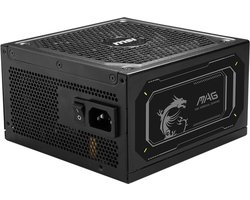 MSI MAG A1000GL PCIE5 II - Interne Voeding - PSU - 1.000W Cybenetics ETA Gold - 230V - Volledig modulair