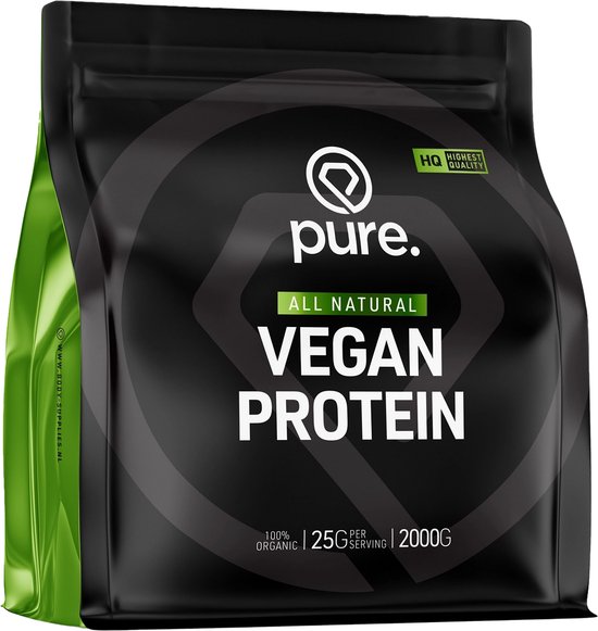 Pure. Vegan Protein - 2000gr - eiwitten - plantaardige eiwitshake - low carb dieet