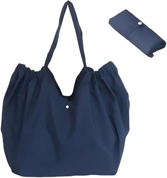 Extra grote boodschappentas, opvouwbare herbruikbare shopper, tote bag, strandtas, reistas, opbergtas, werktas, schoudertas