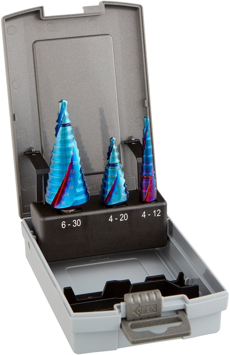 WS24 Stappenboorset 3-delig met TITANPRO Coating - WS24-100468
