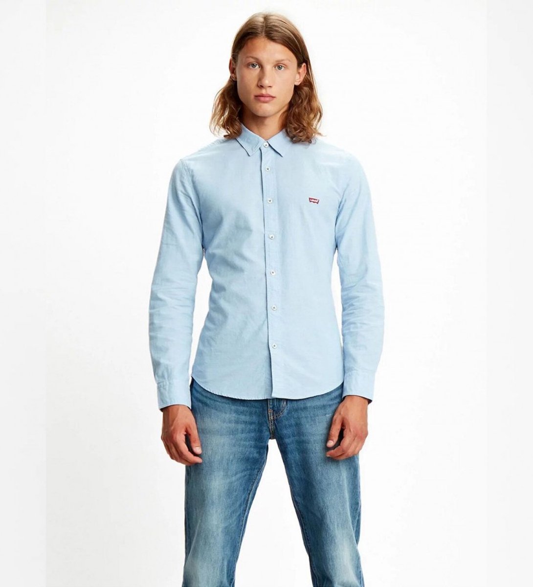 Levi’s Battery Overhemd Lichtblauw Heren – Slim-fit