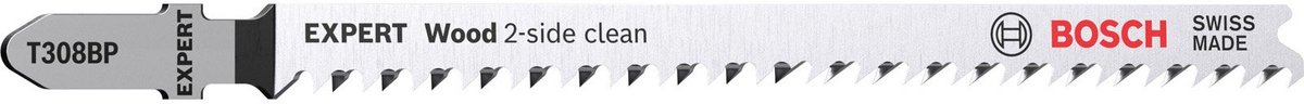 Bosch EXPERT Wood 2-side clean - Reciprozaagblad - 117mm - Voor Precieze Sneden