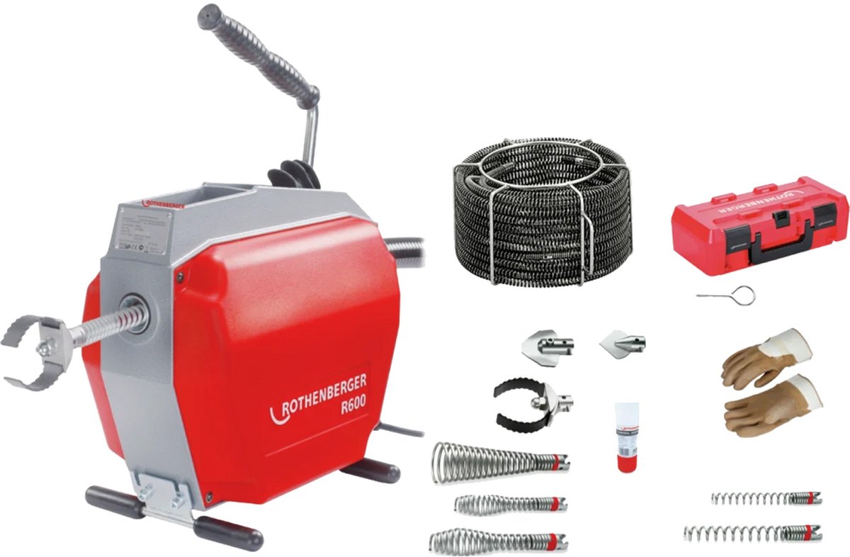 ROTHENBERGER R600 230V+Spiraal/WZ-Set (7.2687+7.2955X) - 72675