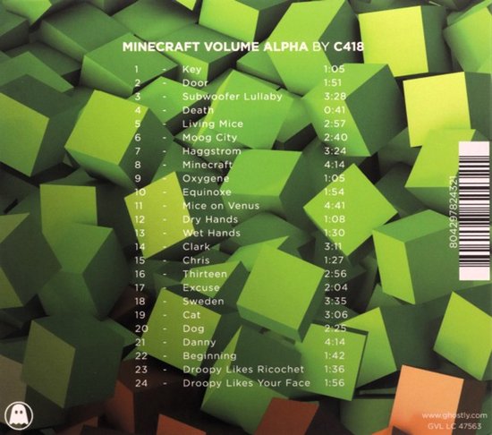 C418 Minecraft Volume Alpha - Soundtrack CD - Ambient muziek uit 2011 | bol