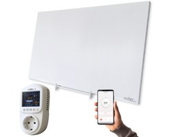 Infrarood Verwarmingspaneel F700 - 700Watt met IQP Wifi thermostaat - Elektrische verwarming -…