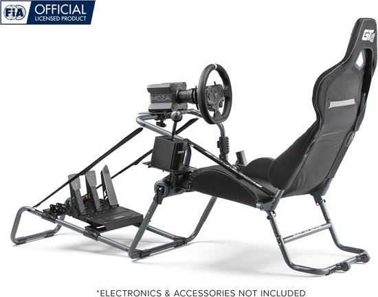Opvouwbare Racing Cockpit voor Simulator - Comfortabele GT-Stijl Stoel van Merkloos — afbeelding 3