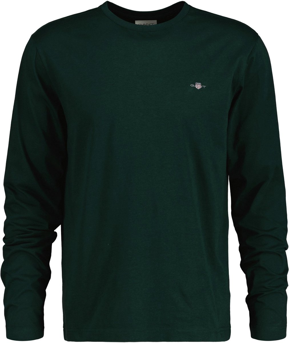 Gant 2004049 T-shirt Met Lange Mouwen Groen 2XL Man