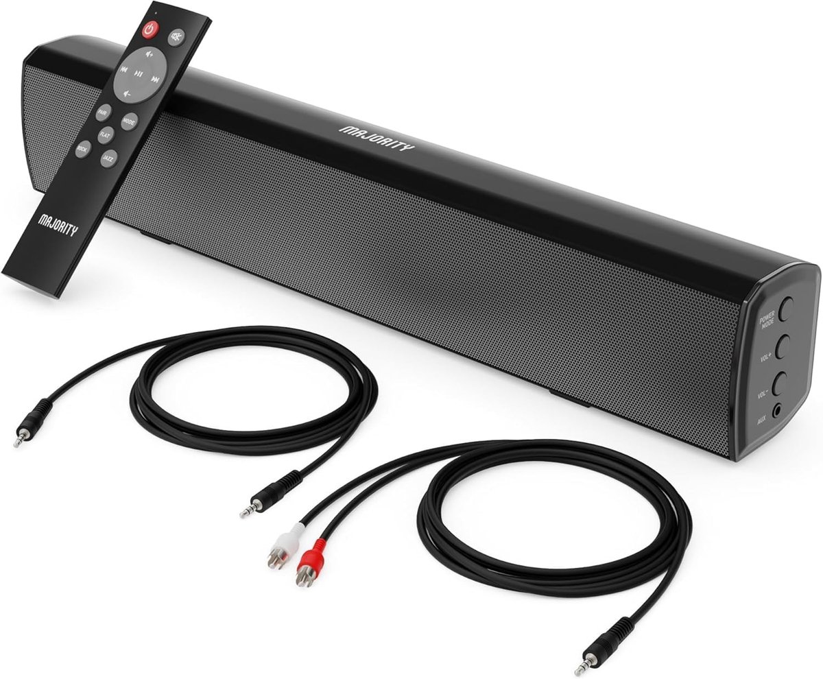 Compacte Bluetooth Soundbar met Afstandsbediening voor TV en - Compacte - €101,84
