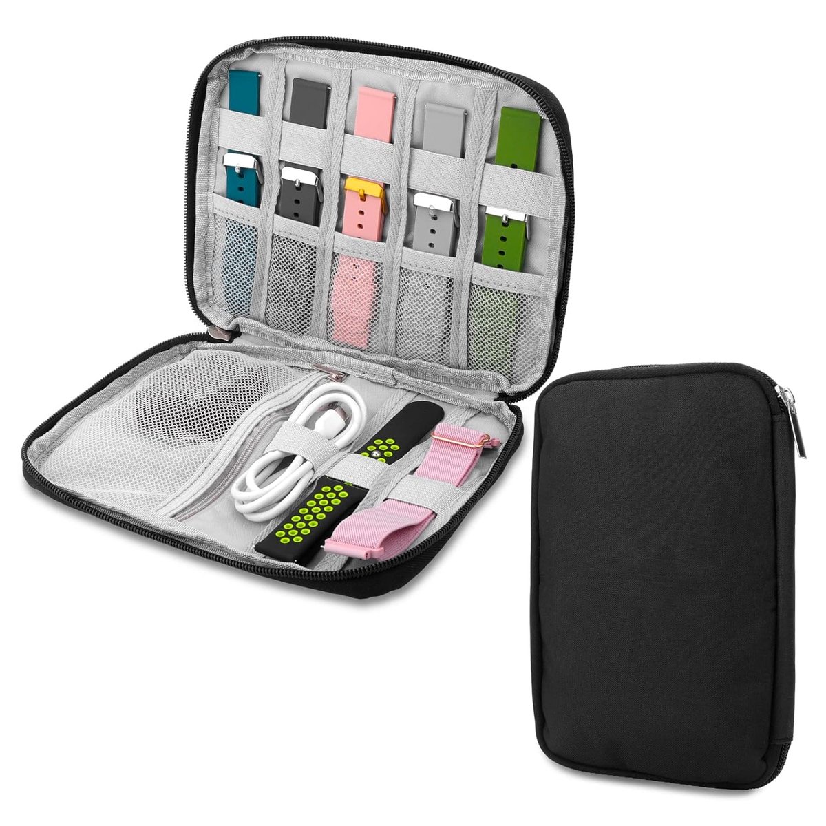 TRANKIELO® - Horlogeband Opbergtas - Waterdichte Organizer voor Horlogebanden en Accessoires - Compatibel met alle Smartwatches