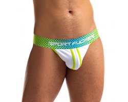 Sport Fucker Jersey - Jockstrap - Groen/Wit XXL