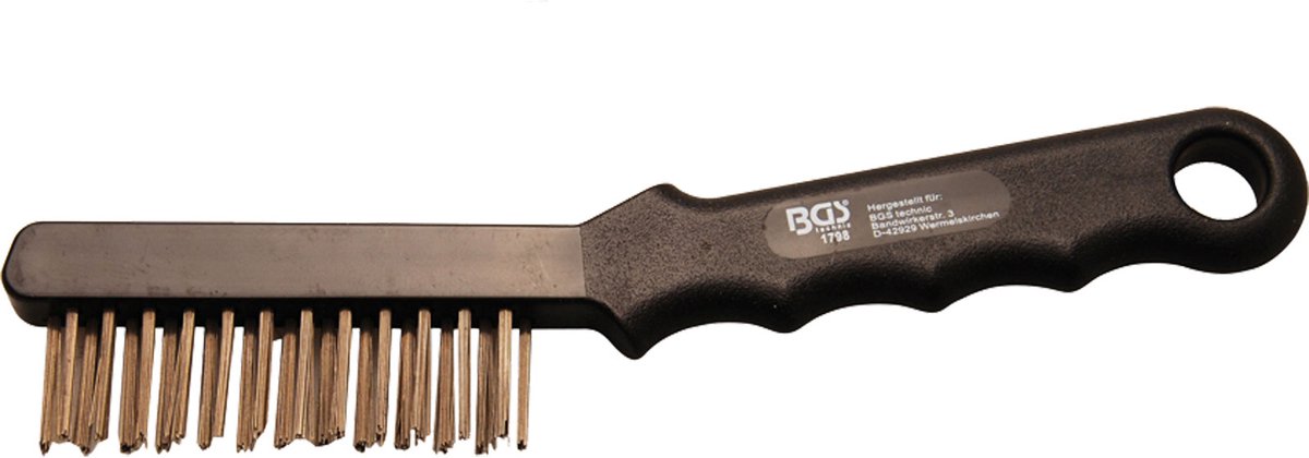 BGS Remklauwborstel staaldraad 220 mm