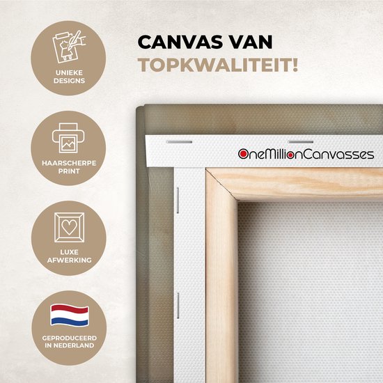 Peinture sur toile 80x60 cm - Décoration murale Lavande - Pain - Nature morte - Décoration murale murale salon - Décoration chambre - Accessoires de chambre - Peintures sur toile