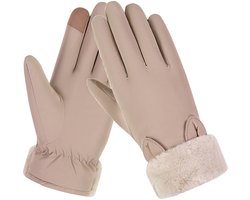 Dames Camel Cute Cat Ear Handschoenen | Waterdichte Touchscreen Handschoenen Winter Warme Dikke Katoenen Ski- en Fiets Handschoenen