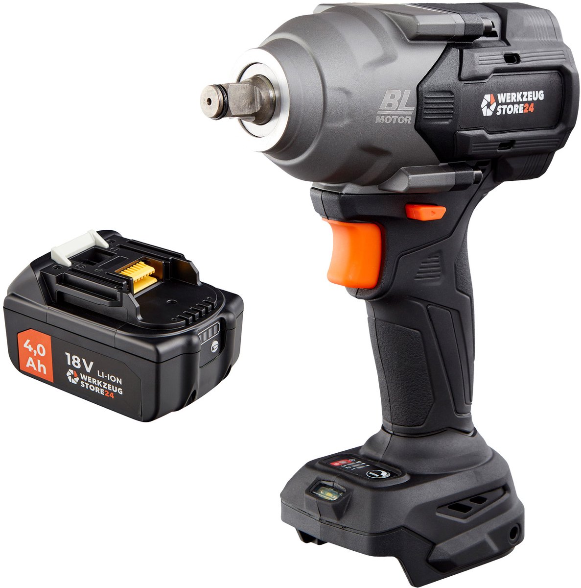 WS24 Accu-slagmoersleutel WDS 18V 1/2" 950 NM / 1x 4,0 Ah Accu