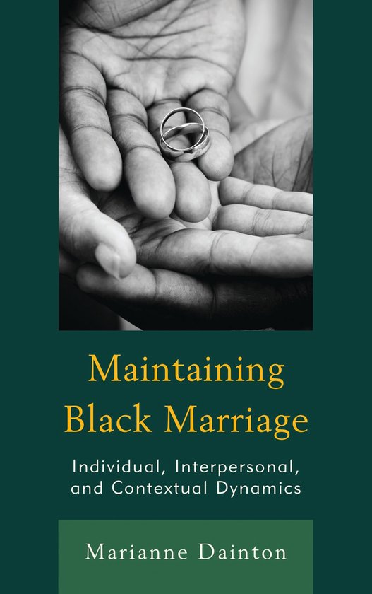 Maintaining Black Marriage - cover