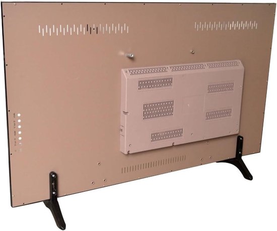 Universele TV Voet / Standaard Poten – Vervanging Voor 32-65 Inch LCD LED Plasma Schermen – Incl. Schroeven (zwart, Aluminium)