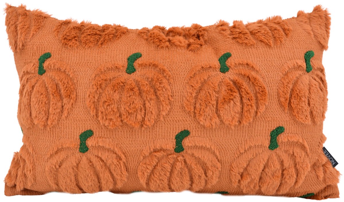 NOVÉE Furry Pumpkin / Pompoen Bruin Kussenhoes | 30 x 50 cm | Polyester bruin 30x50