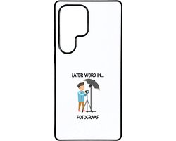 Hacebo® - Later word ik fotograaf telefoonhoesje - Fotograven - telefoonhoesjes - Fotografe - Foto - fotonemer - momentopname - trouwfotograaf - cameraman - camera - fototoestel - hoesje geschikt voor Samsung Galaxy S25 Ultra