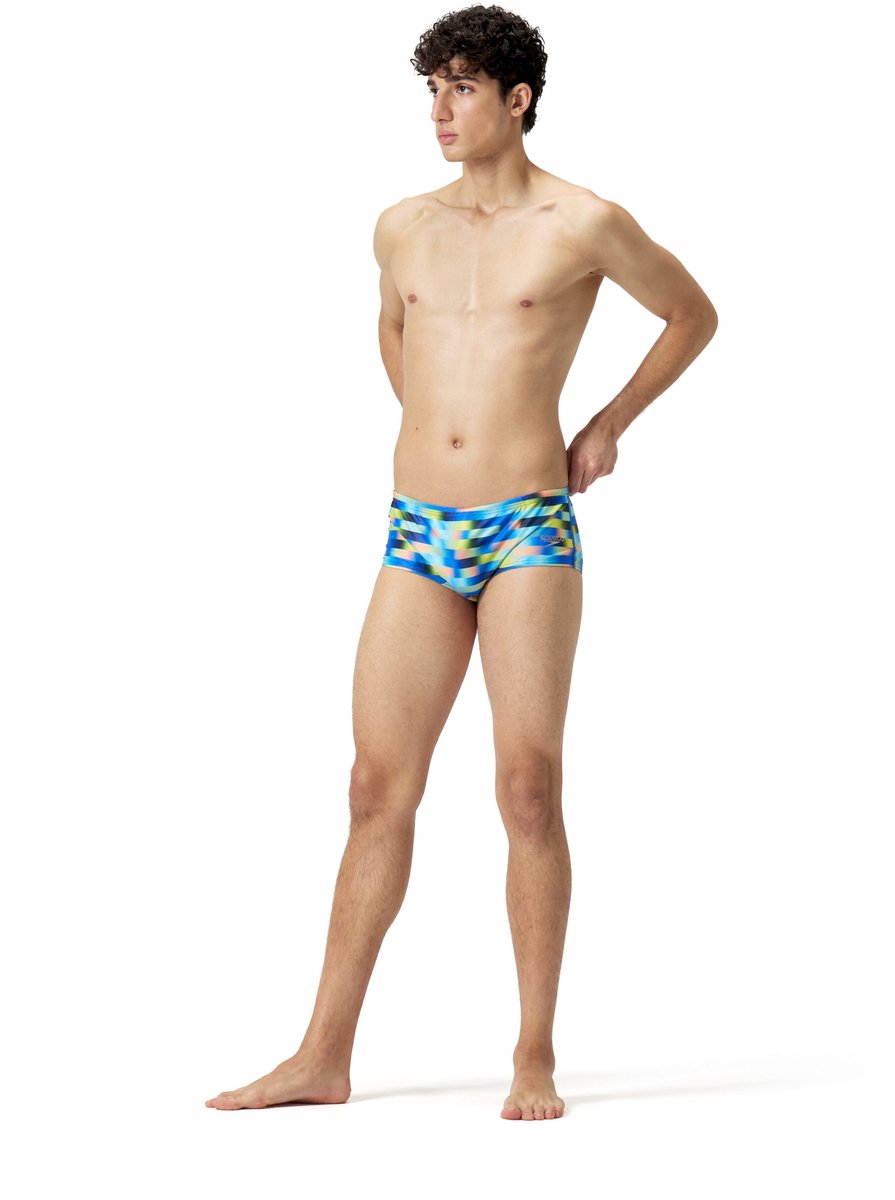 Speedo Zwemslip 14cm Allover Digi Blauw/Groen — afbeelding 13