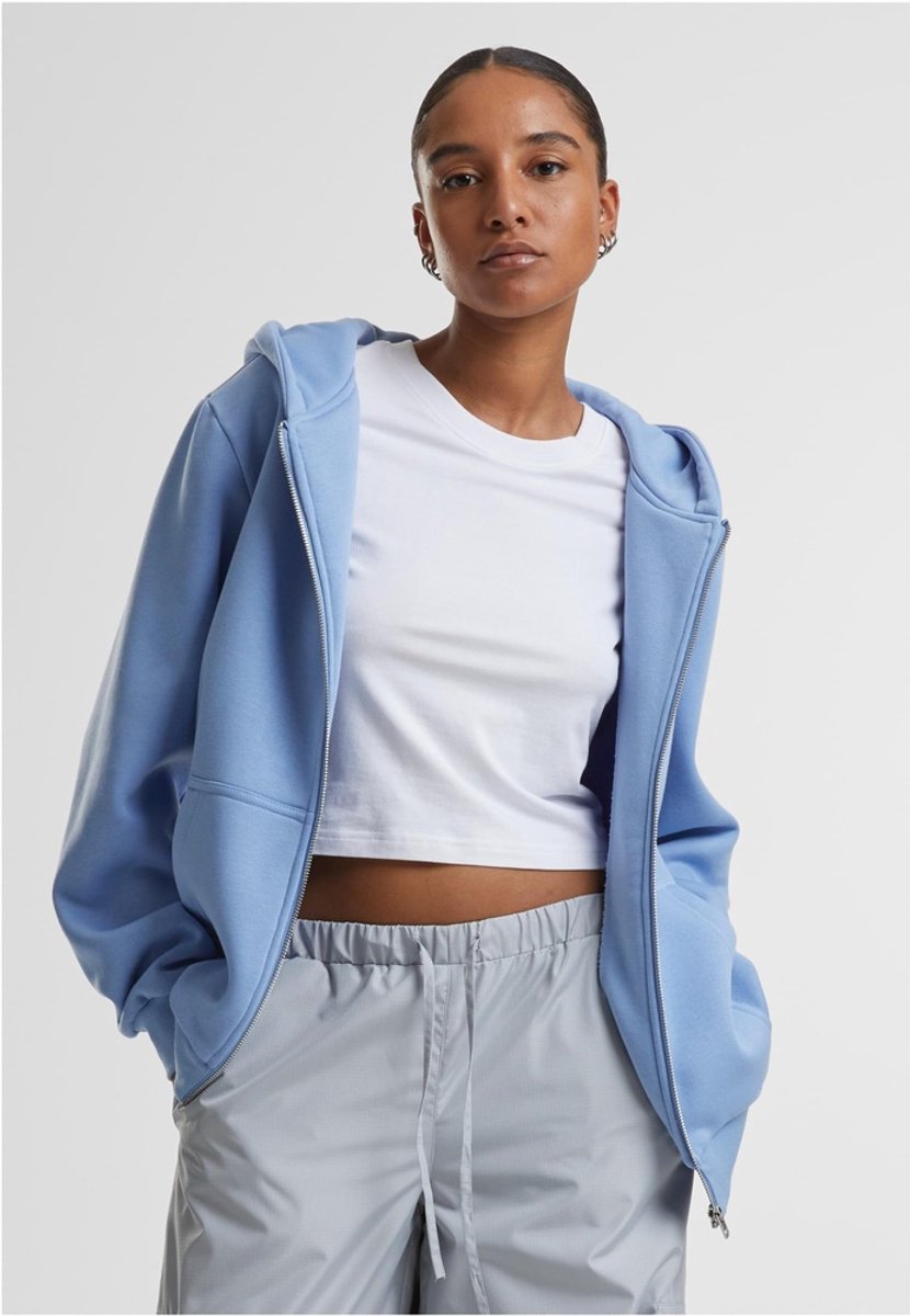 Urban Classics Fluffy Vest met capuchon 4XL Blauw
