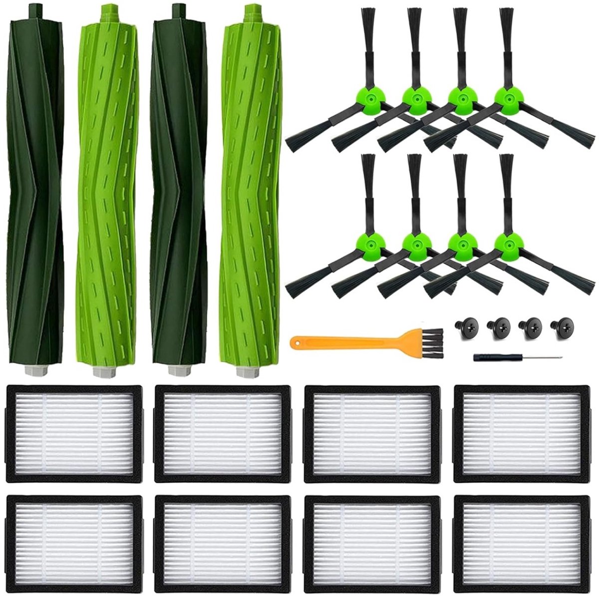 Geschikt voor iRobot J7 i7 i7+ i8 i3 i6+ E5 E6 E7 Onderdelen voor veegmachines -26 stuks