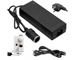Voeding Omvormer - spanningsomvormer - 240V naar 12V DC - 180W 15A Vermogen - 6x Beveiliging - Voor Koelbox en Luchtcompressor - Caravan & Huis