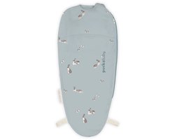 Puckababy - Piep - 4 Seizoenen Slaapzak Baby - Inbakerslaapzak - Zomer - Katoen - 0-3 Maanden - TOG 0.5 - Bunnies/Blauw