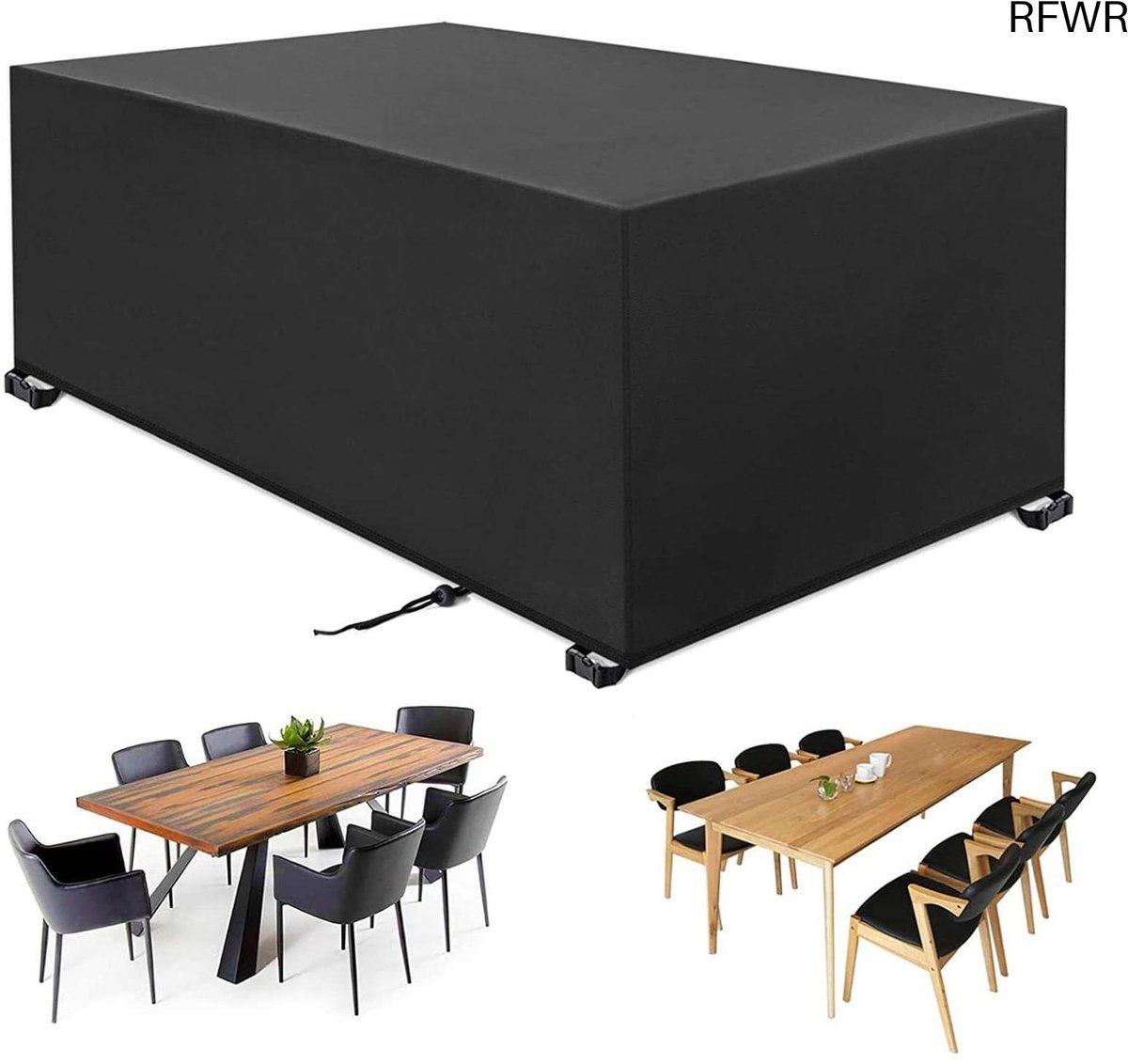 RFWR Waterdichte en UV-bestendige Beschermhoes voor Tuinmeubels - 120x60x90 cm Zwart