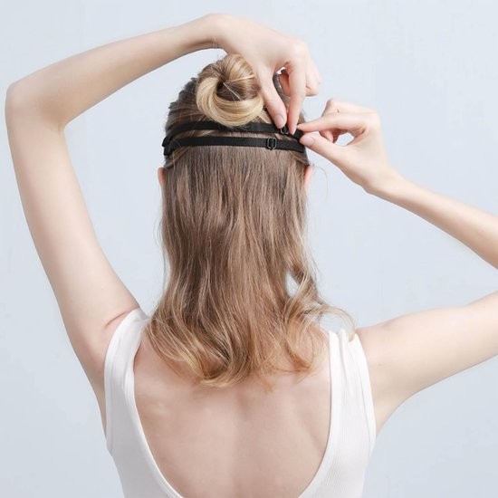 4 Stuks Facelift Bands met Clips, Elastische Stretch Band voor Directe Gezichtsversteviging, Schoonheid Accessoire voor Vrouwen en Meisjes, Gezichtscontour Tools, Herbruikbaar en Verstelbaar van Merkloos — afbeelding 4