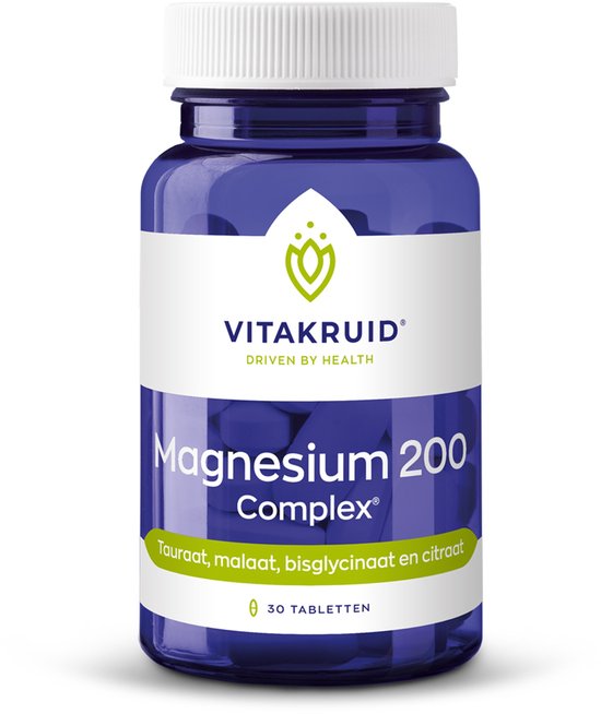 Vitakruid Magnesium 200 Complex 30 tabletten