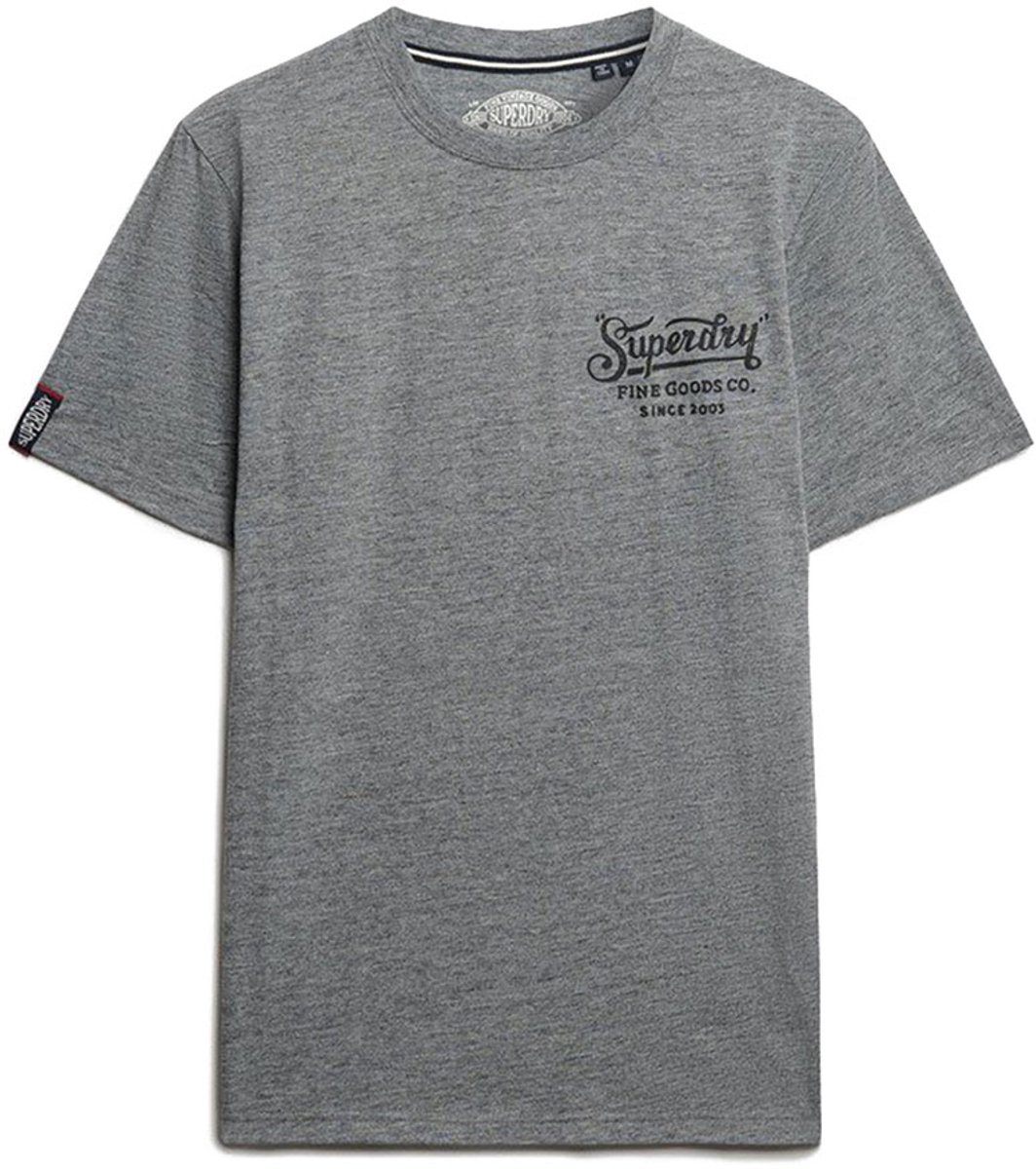 Superdry Outdoor Co T-shirt Heren T-shirts Surplus Jetter Charcoal Grit