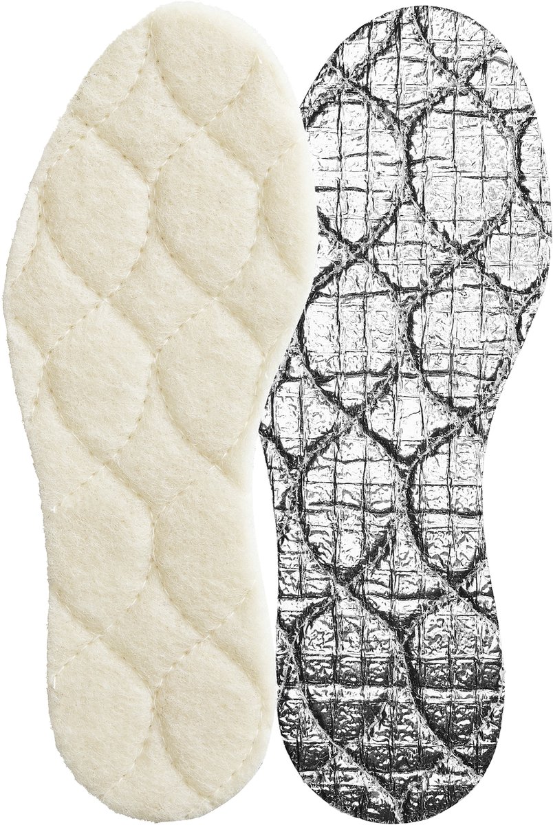 Springyard Winter Kids - inlegzolen wol - zacht en warm - voor kinderschoenen en sneakers - maat 34/35