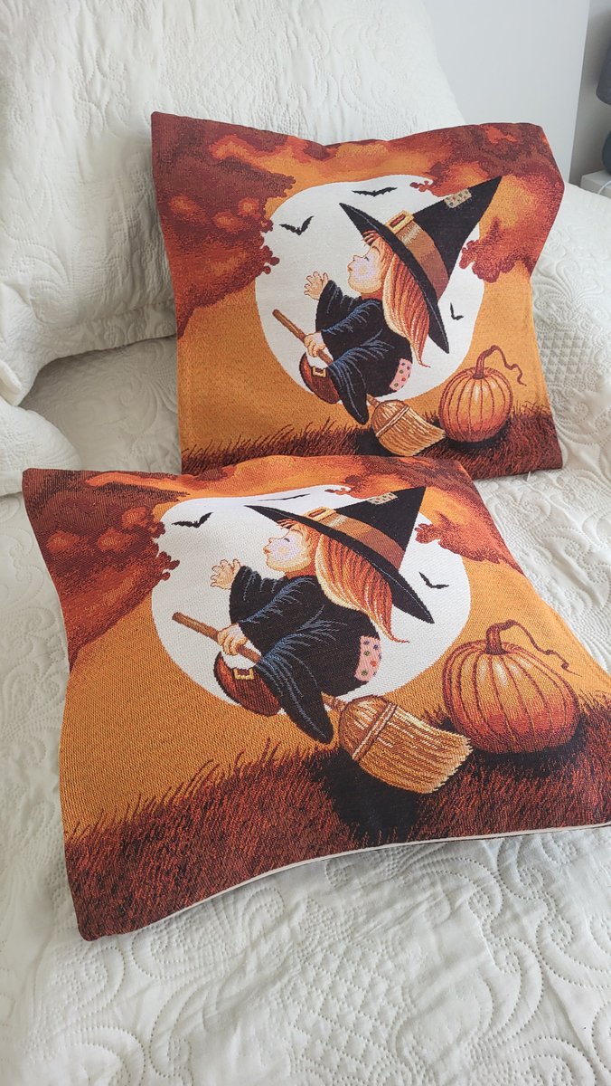 Kussenhoes Gobelinstof Halloween Herfst Autumn met rits 45*45cm