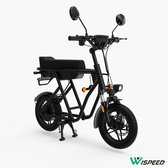 Wispeed - Wimob Scoot - Elektrische Scooter - 25 km/u - 40 km Actieradius - 350W Motor - LED Display - IPX5 - Zwart