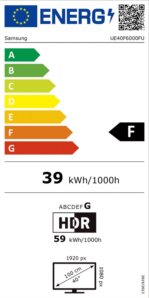 Samsung UE40F6000F - 40 inch - Full HD LED - 2025 - afbeelding 2