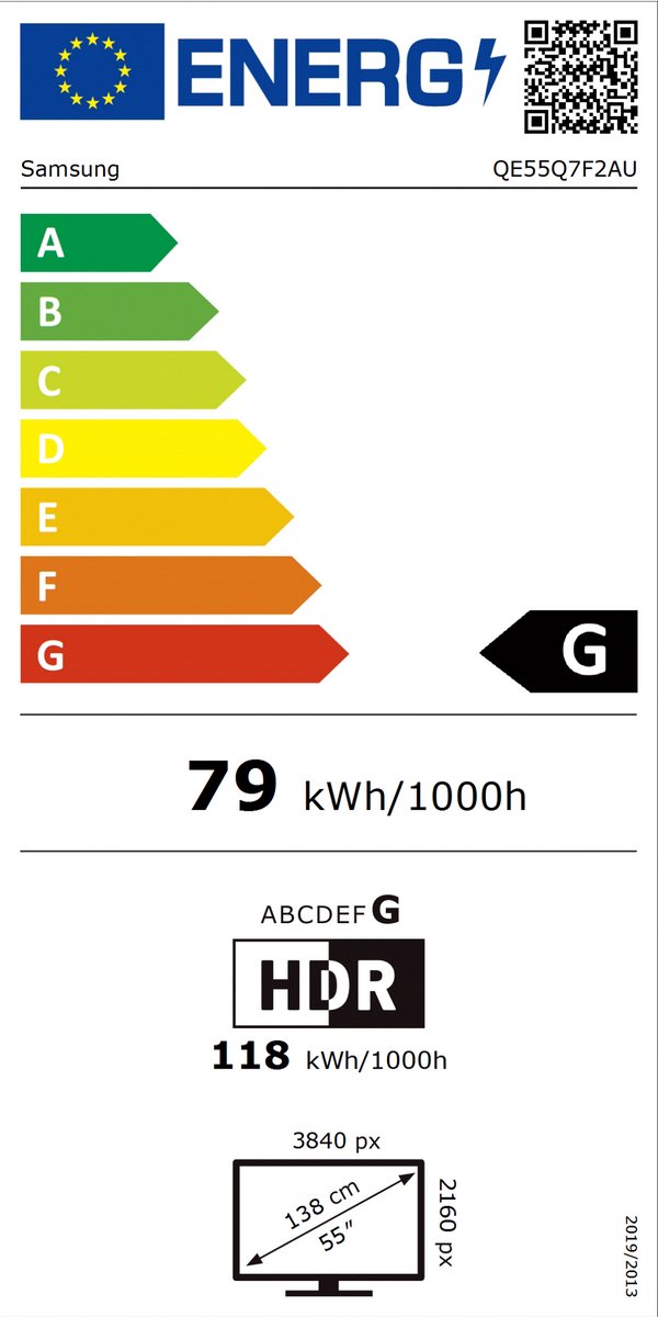 Samsung QE55Q7FA 55 inch 4K QLED TV - afbeelding 2