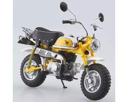 Aoshima Speelgoedvoertuig - 11127 Die-Cast Honda Monkey Plasma Geel - Limited Edition Diecast model