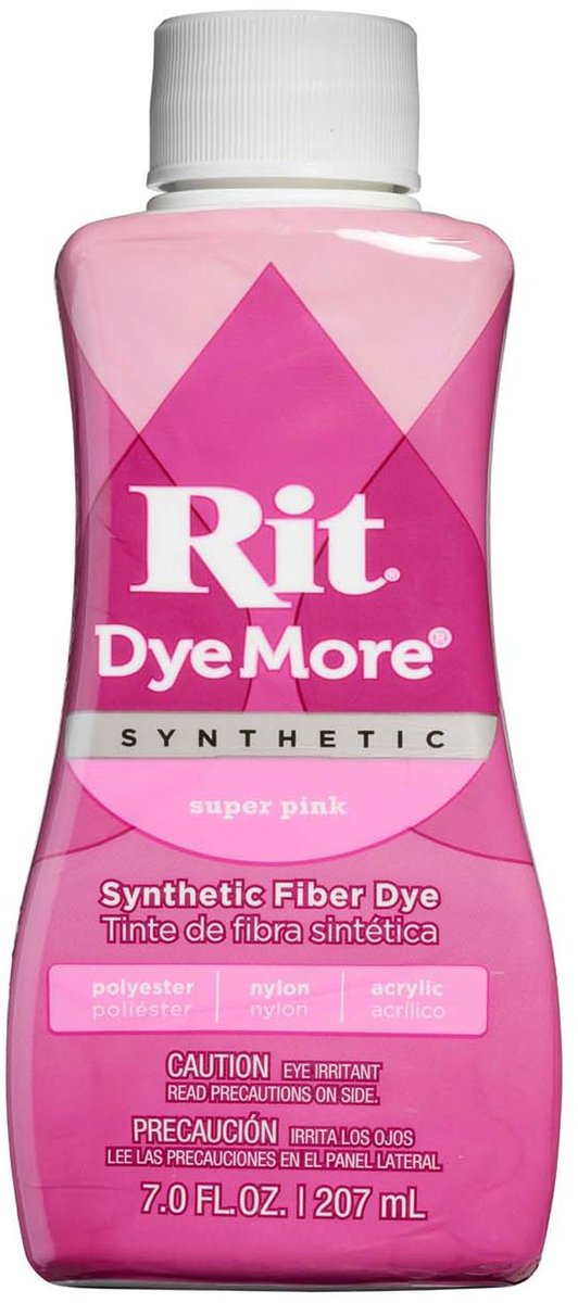 Rit Dyemore Super Pink - Voor synthetische stoffen - Rit